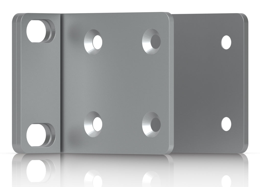 Ubiquiti Montageset, 1U, für UniFi 1U/2U, galvanisierter Stahl, grau