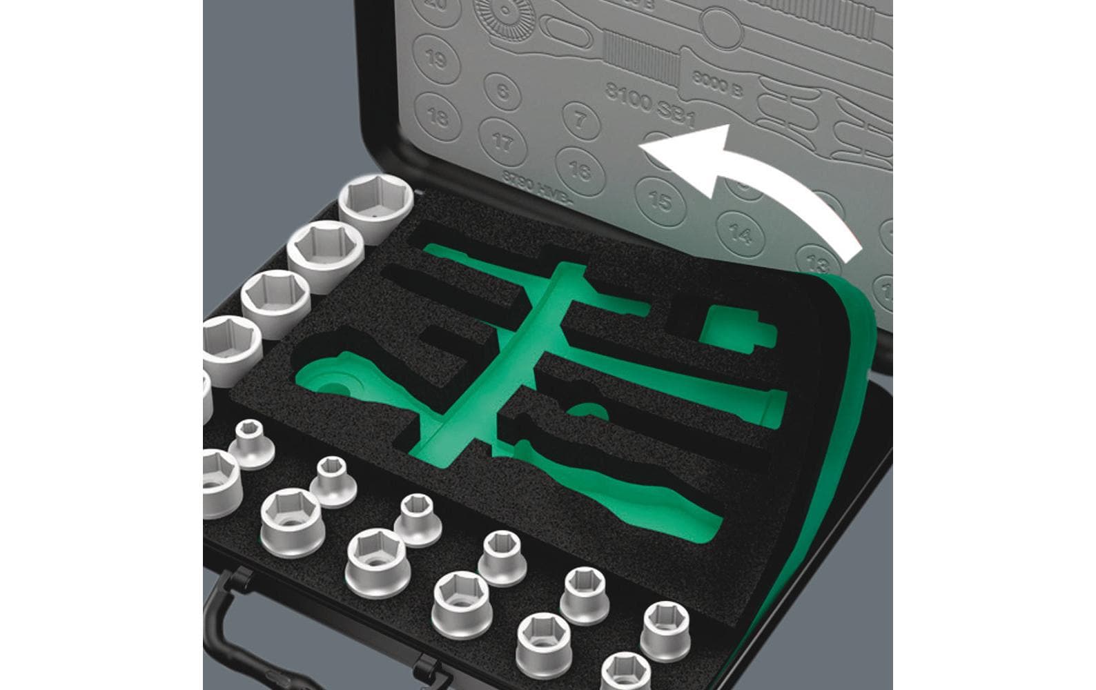 Wera Schraubendreher-Bit-Set – Antrieb 1/4"