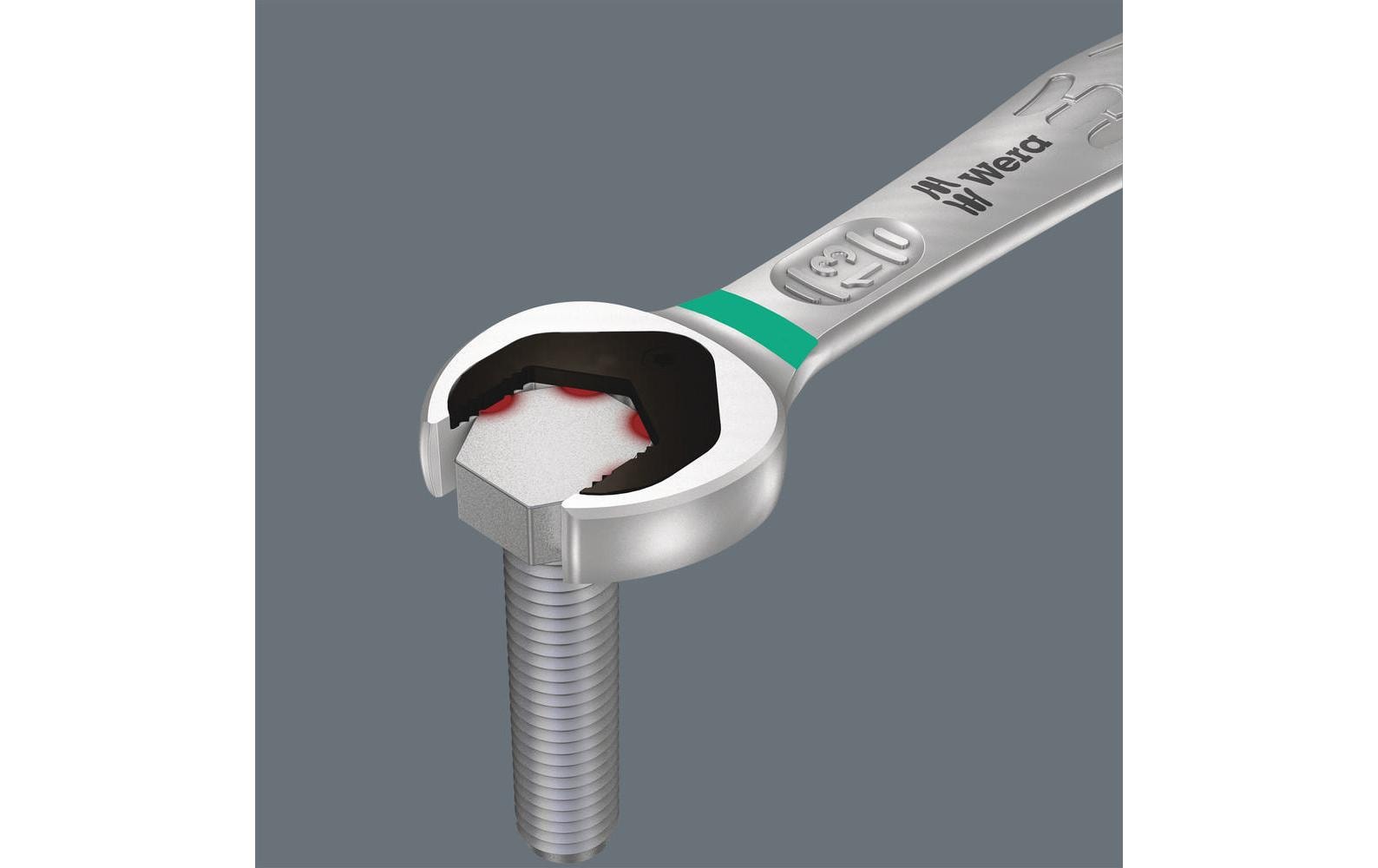 Wera Joker – Maul-Ringratschen-Schlüssel 19 mm Schlüsselweite 19 SB