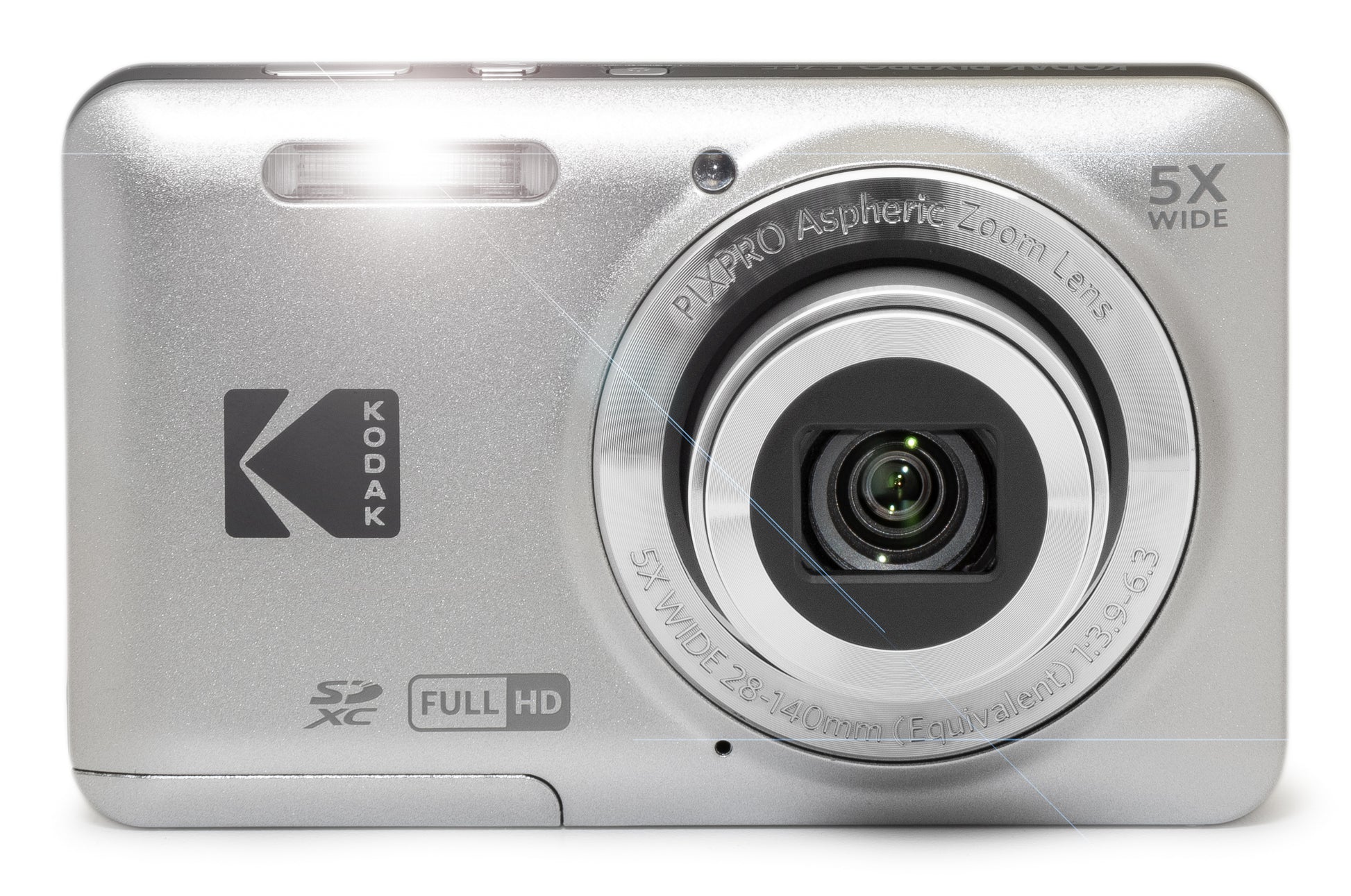 Kodak PixPro FZ55 – 5× optischer Zoom, 16 MP, 1080p, silber
