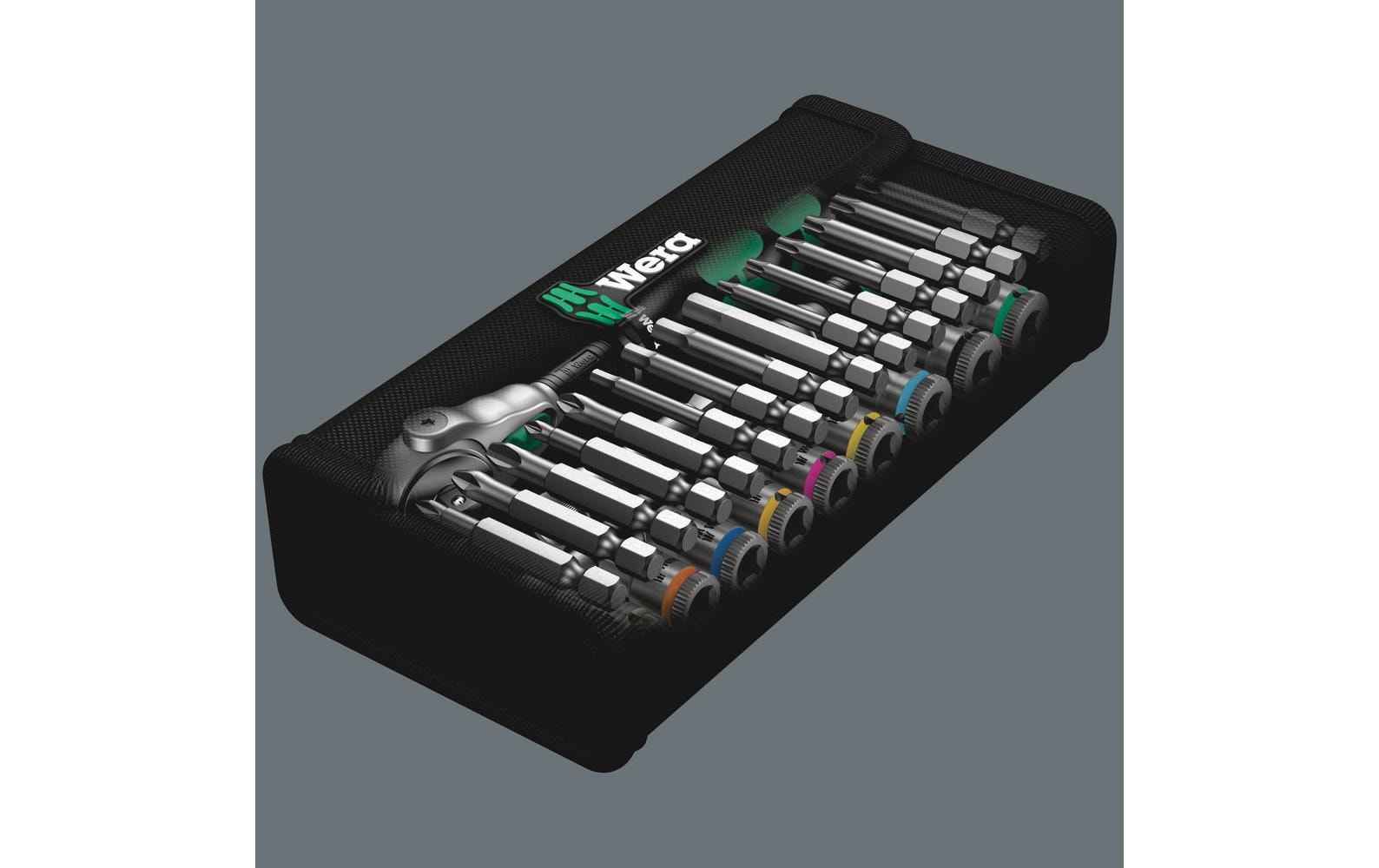 Wera Steckschlüssel-Set Zyklop Speed – Antrieb 1/4" – 8100 SA 6