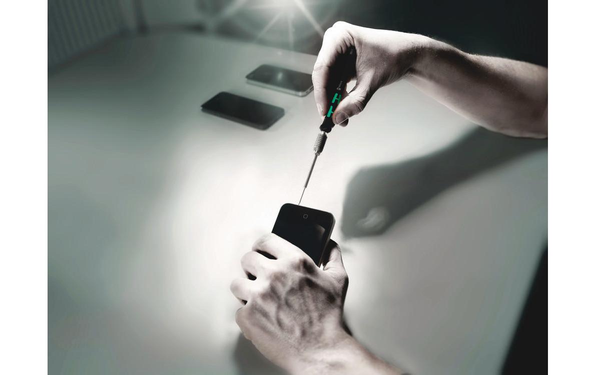 Wera Schraubendreher-Bit-Set Kraftform Kompakt Micro – 11 Bits