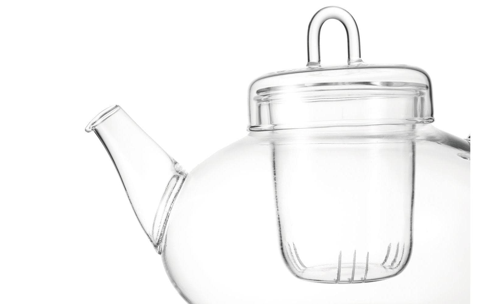 Montana Teekanne Yogi – 1,1 l, Ø 20,0 cm, H 15,0 cm, Borosilikatglas, Transparent, mit Glasfilter