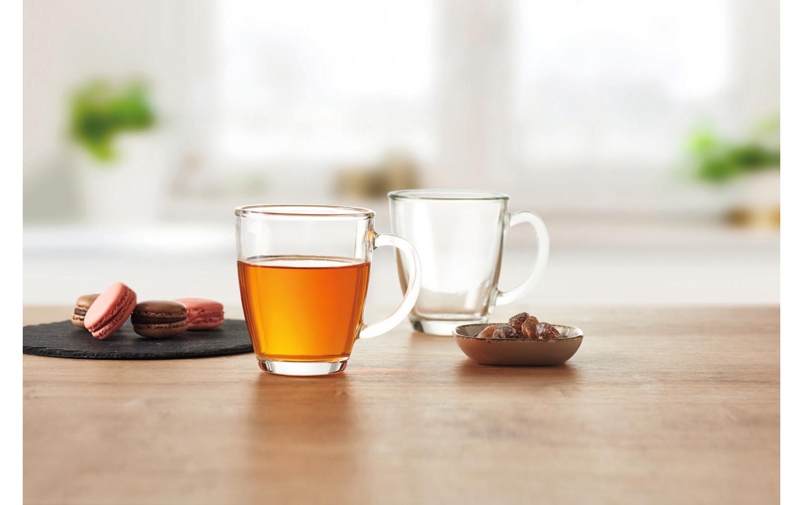 Montana Kaffeetasse Soul – 2er Set, 380 ml, Ø 9,2 cm, Glas (Kalk-Natron), Transparent, spülmaschinenfest