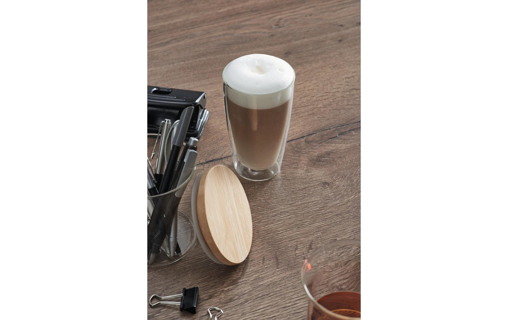 Montana Kaffeebecher Pure – 2er Set, 250 ml, Borosilikatglas, spülmaschinenfest