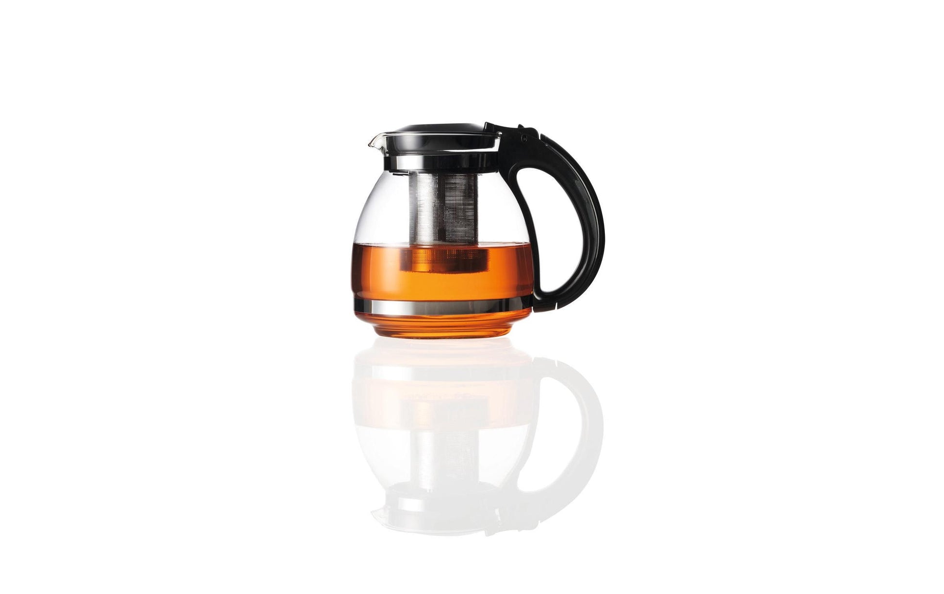Montana Teekanne Teatime – 1,1 l, Ø 19 cm, H 17 cm, Glas, Transparent, mit Edelstahlfilter
