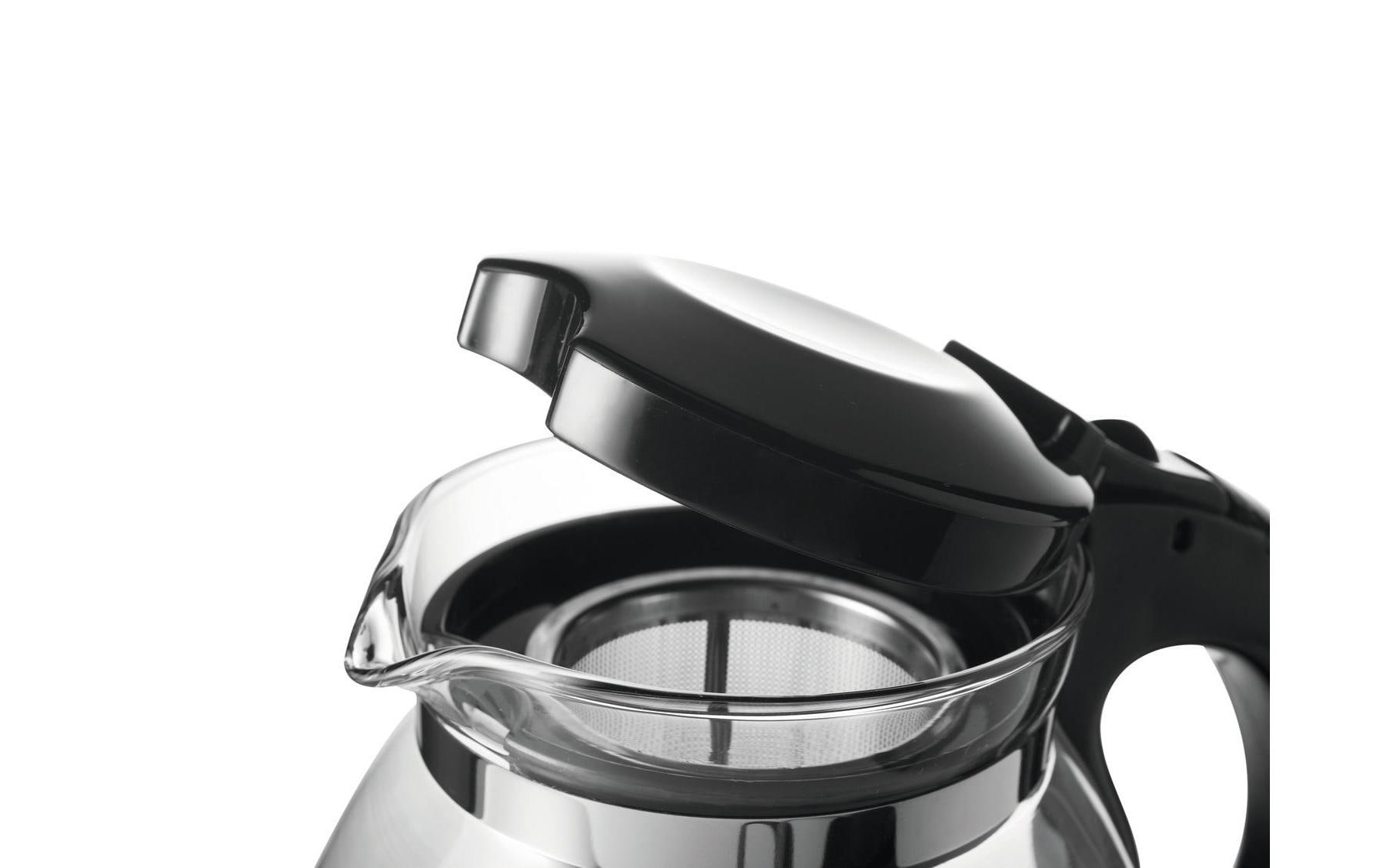 Montana Teekanne Teatime – 1,1 l, Ø 19 cm, H 17 cm, Glas, Transparent, mit Edelstahlfilter