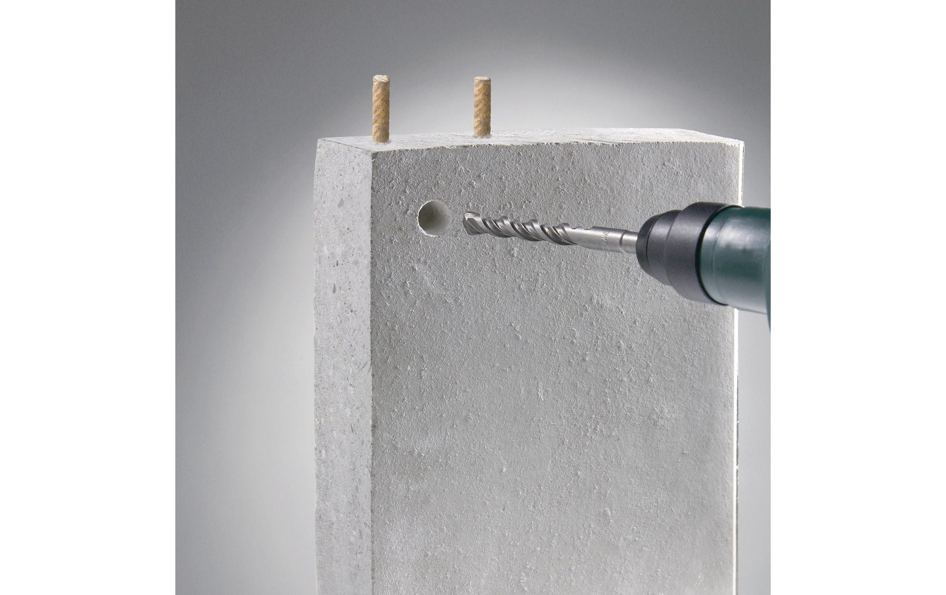 kwb SDS Plus Hammerbohrer-Set 5/6/8 × 110 mm, 6/8/10/12 × 160 mm – 7-tlg. – für Mauerwerk & Beton