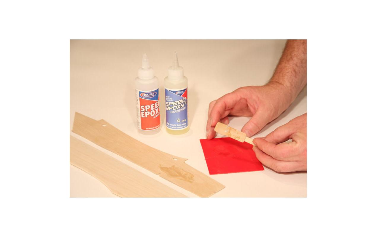 Deluxe Materials 2K Epoxidharzkleber Speed Epoxy II 4 min – transparent – für Holz