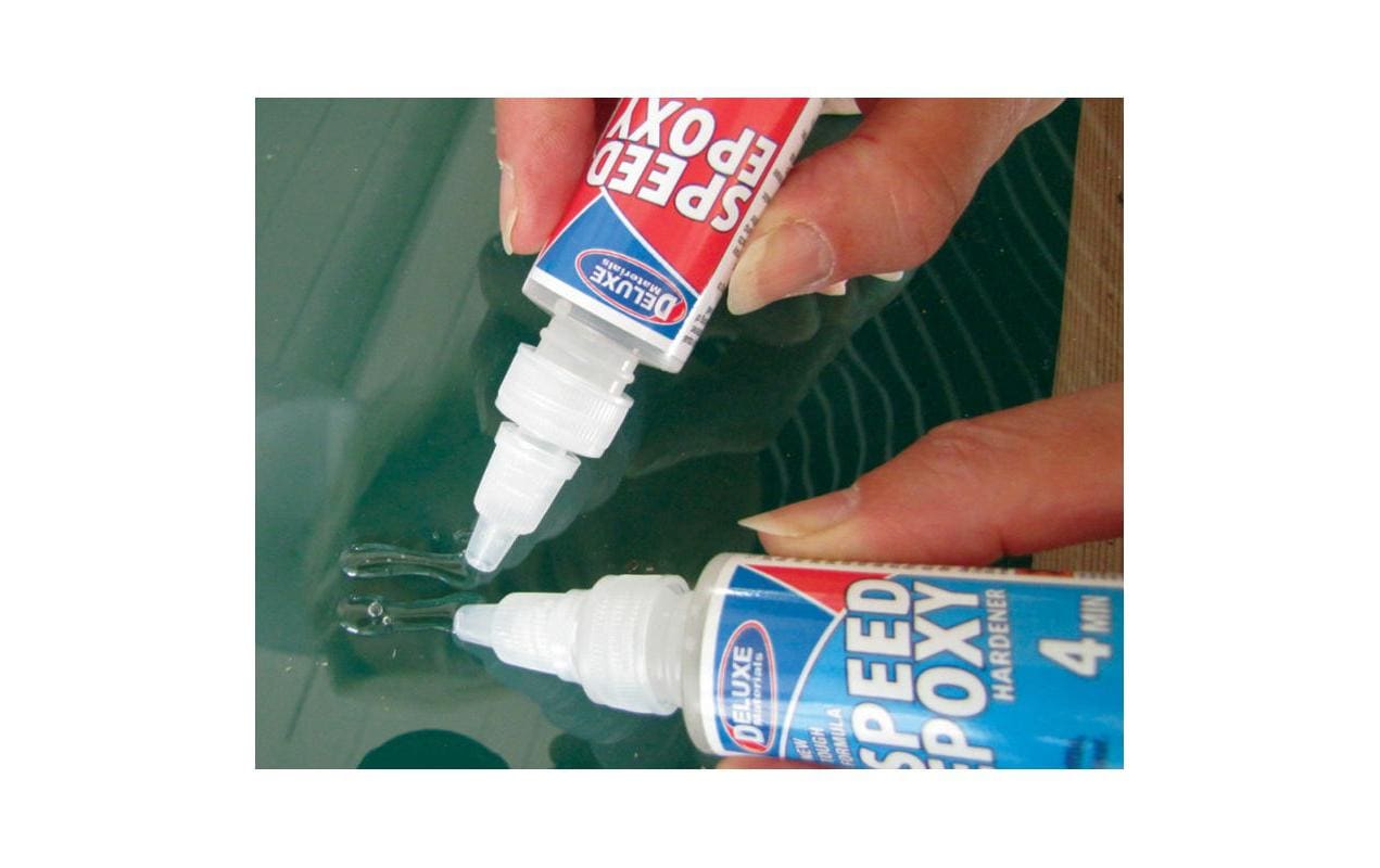 Deluxe Materials 2K Epoxidharzkleber Speed Epoxy II 4 min – transparent – für Holz