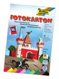 Folia Fotokarton – 220 × 330 mm – 300 g/m² – sortiert – 10 Blatt