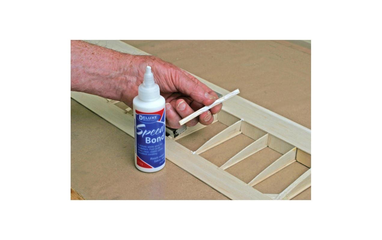 Deluxe Materials Spezialkleber Modellbau – transparent, für Holz, Kontaktkleber