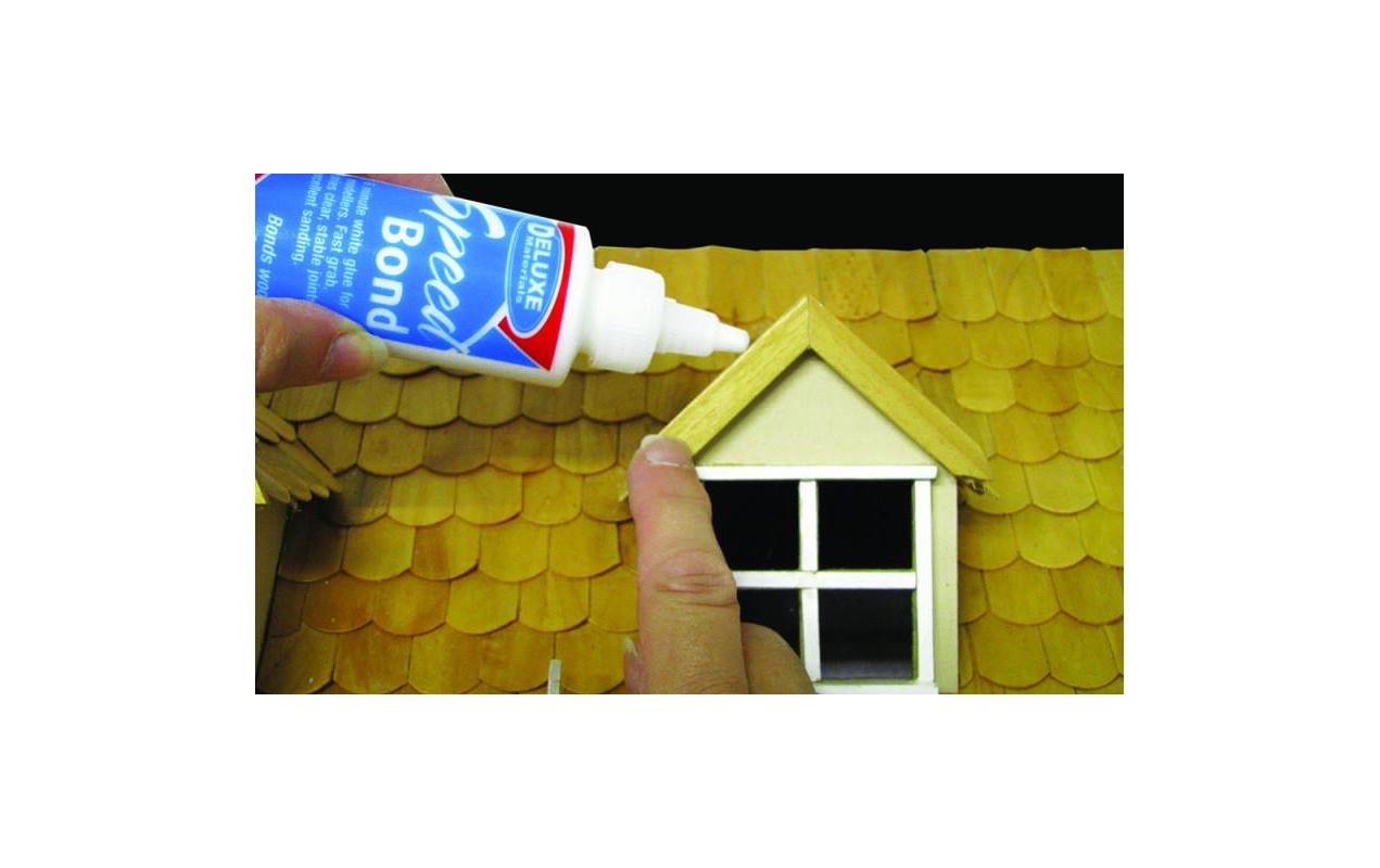 Deluxe Materials Spezialkleber Modellbau – transparent, für Holz, Kontaktkleber
