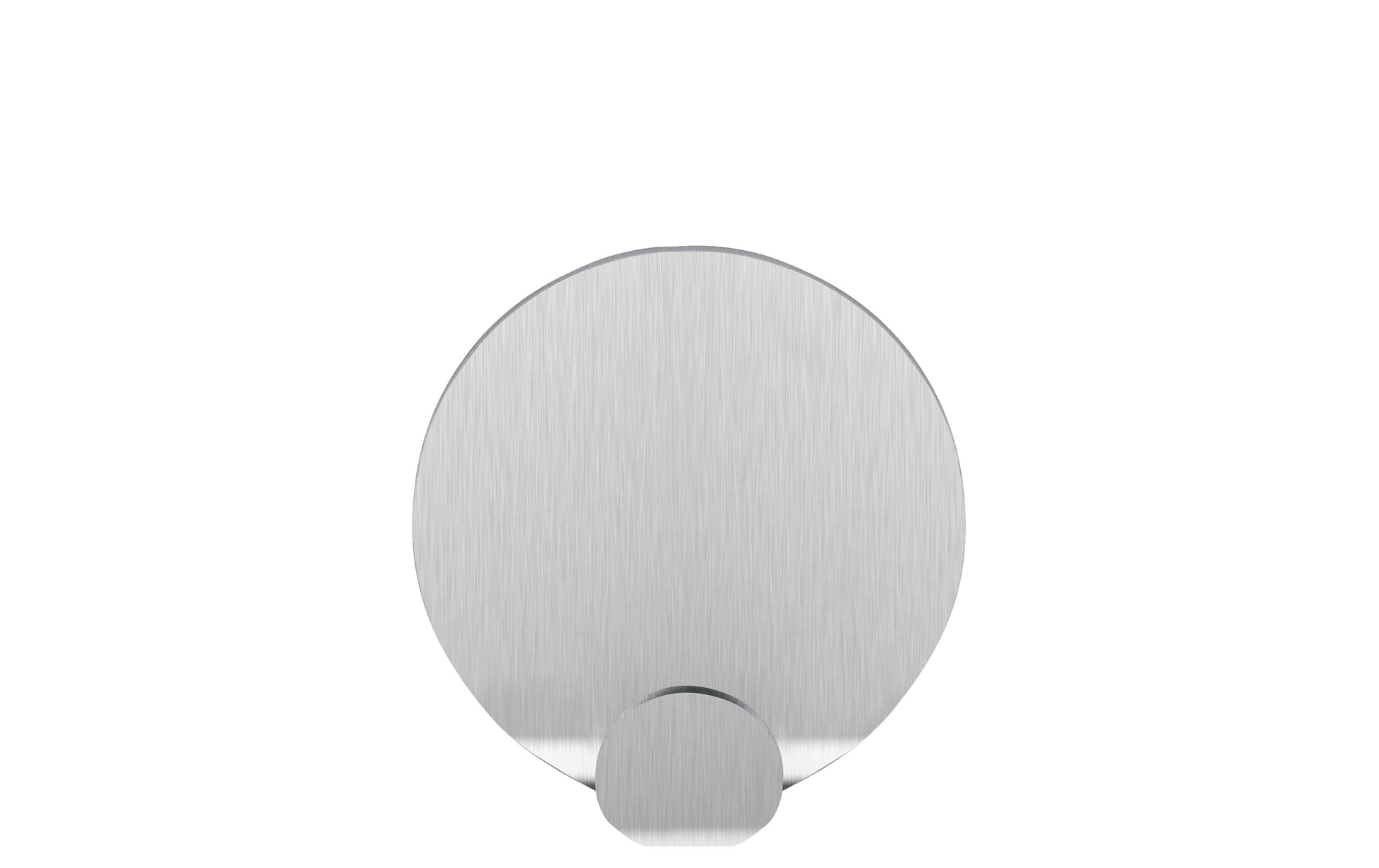 TESA Klebehaken – Edelstahl, 1 kg, Klebestreifen, Silber, 2er-Set