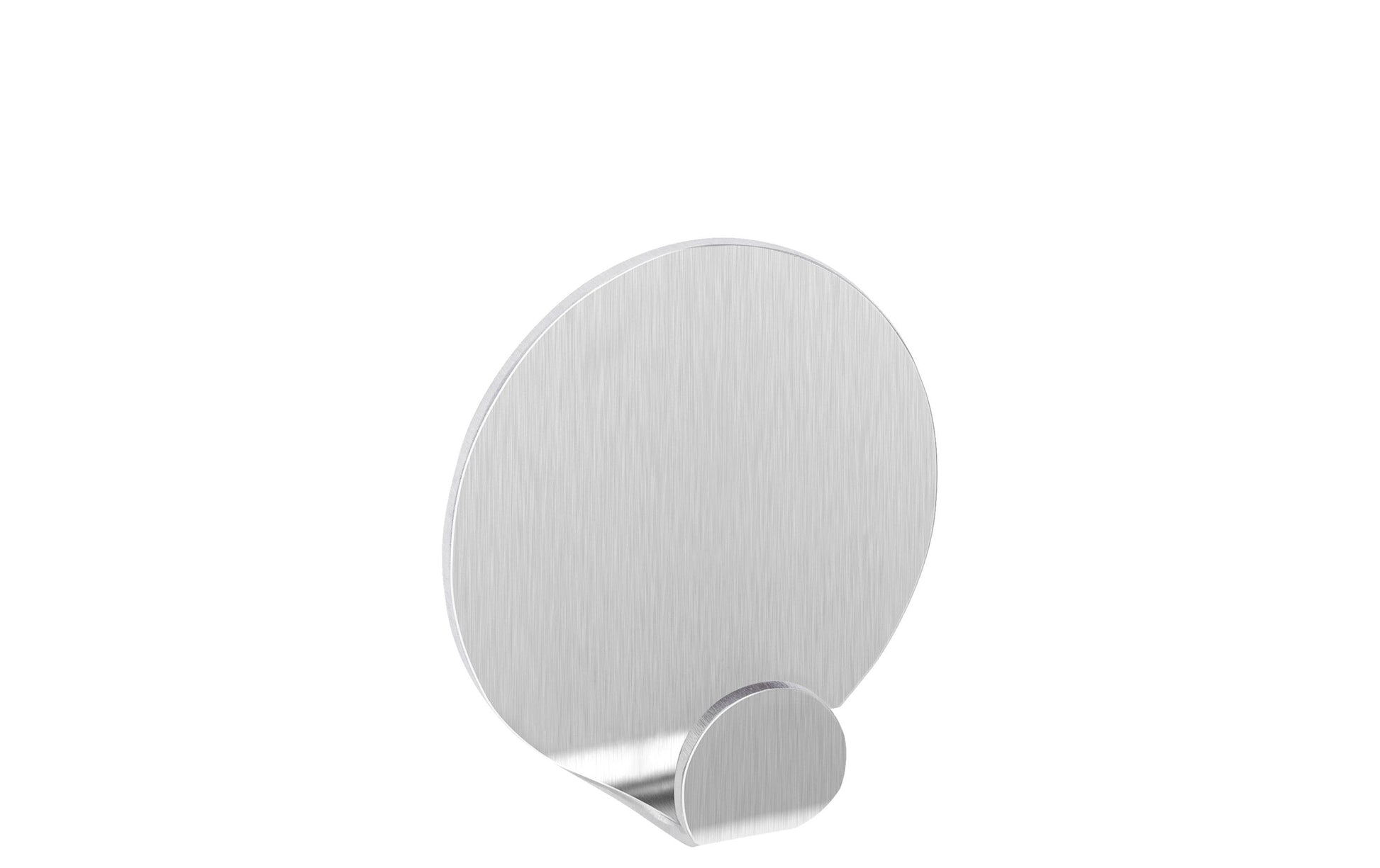 TESA Klebehaken – Edelstahl, 1 kg, Klebestreifen, Silber, 2er-Set
