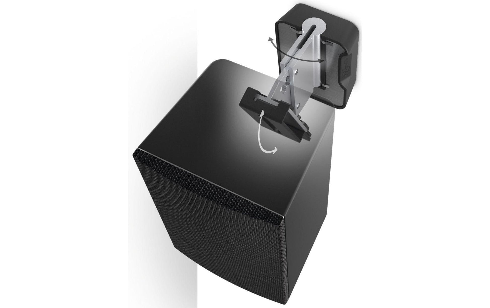 Vogel's Vogels Sound 3200 – Wandhalterung, neigbar, Tragkraft 5 kg, Schwarz, für HEOS 1