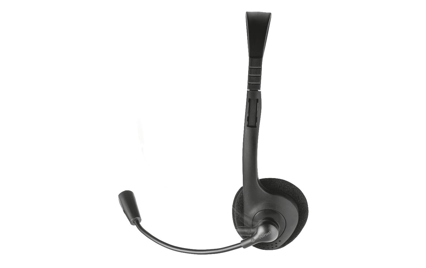 Trust Primo Office-Headset – On-Ear, Stereo, Kabelgebunden, 3,5 mm Klinke, Schwarz