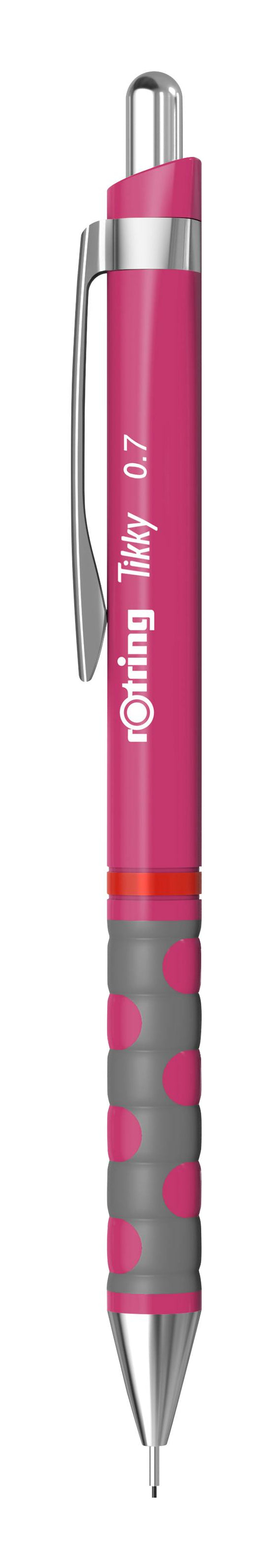 Rotring Tikky Druckbleistift – 0,7 mm – magenta – mit Radierer