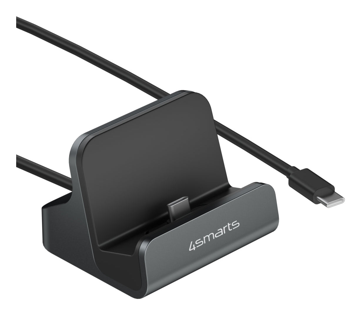 4smarts VoltDock Smartphone-Dock – USB-C – PD 60 W – für Smartphones (Universal) – Schwarz