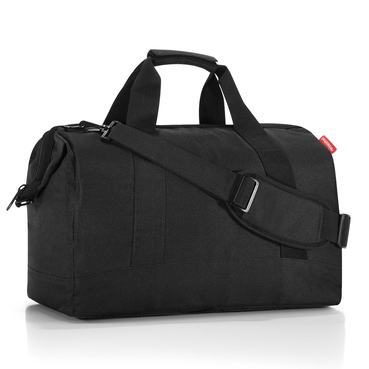 Reisenthel Umhängetasche Allrounder L – 30 l, Polyester, Schwarz, 48 × 39,5 × 29 cm