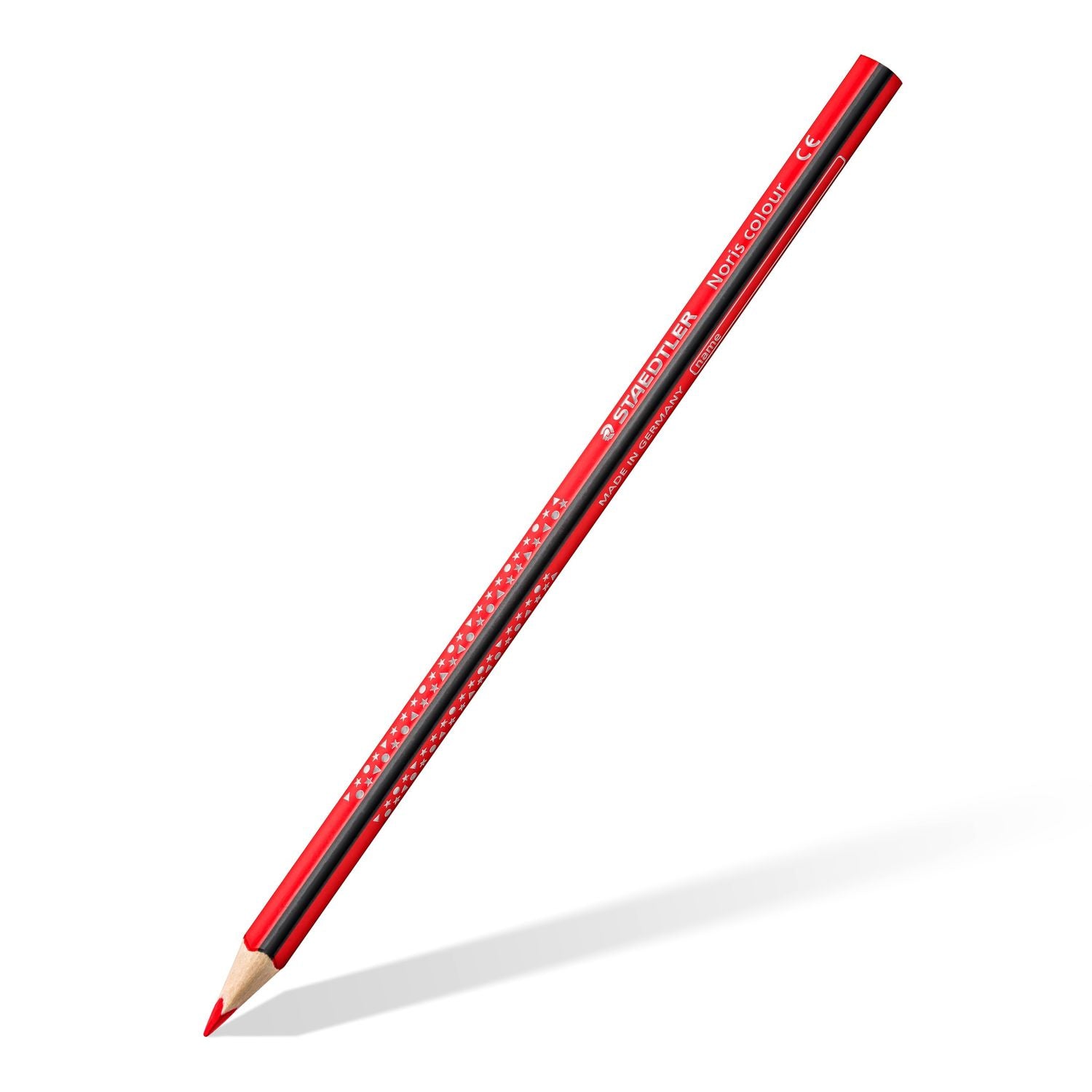 Staedtler Buntstifte Noris Colour Upcycled Wood – Dreikant, 6 Farben, in Kartonetui