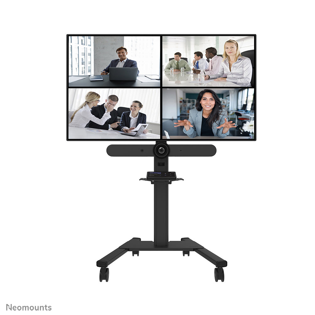 Neomounts AFLS-825BL1 – Regal, höhenverstellbar 225–651 mm, Tragkraft 9 kg, für FL50S-825BL1, Schwarz