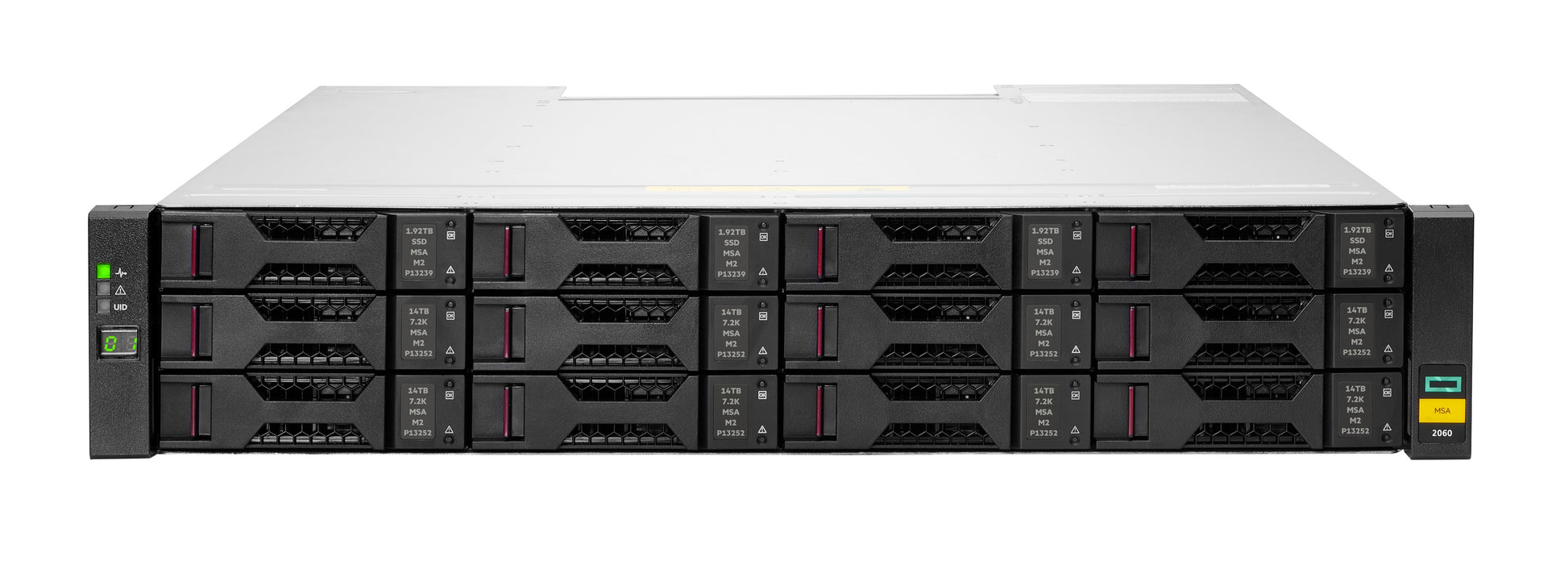 HPE MSA 2060 – 24-Bay Rack 2U SAN – 10GbE, für HDD/SSD