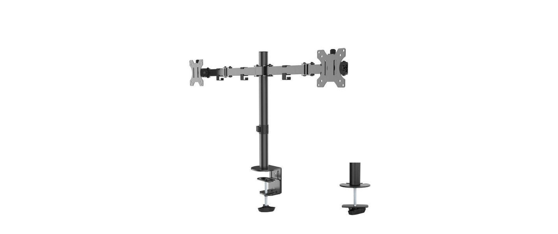 Neomounts FPMA-D550DBLACK – Monitorarm Tischhalterung – 2 Monitore – 10–32" – VESA 75×75/100×100 mm
