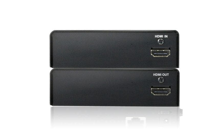 ATEN VE812 – HDMI-Extender-Set (Cat-Extender), HDMI, 4K, bis 100 m, Schwarz