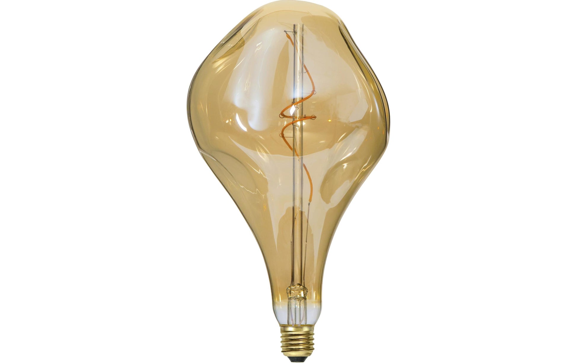 Star Trading Leuchtmittel E27 A165 – Warmweiss 2000 K, 220 lm, 3,8 W, dimmbar – IP44 – 1 Stk. – Gold, Glas