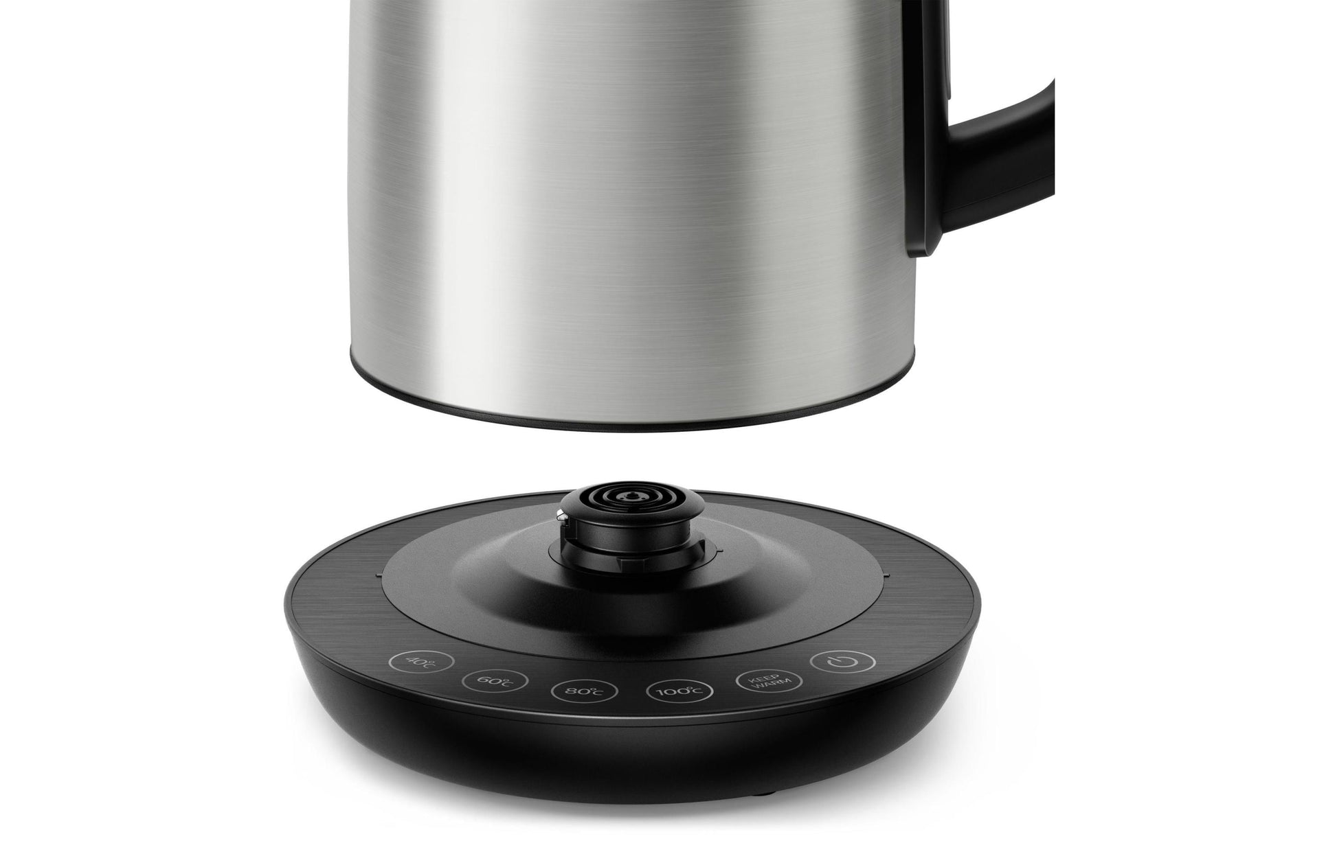 Philips Avance HD9359/94 – Wasserkocher 1,7 l, Temperaturregler, 2200 W, Edelstahl, Silber