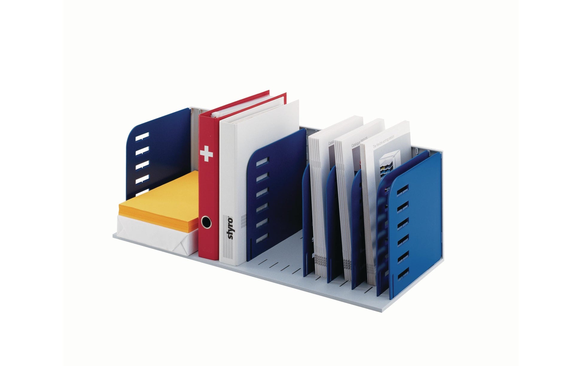 Styro Dokumentenablage RAC – für Hängemappen 320 × 240 mm und 320 × 260 mm – 723 × 304 × 248 mm