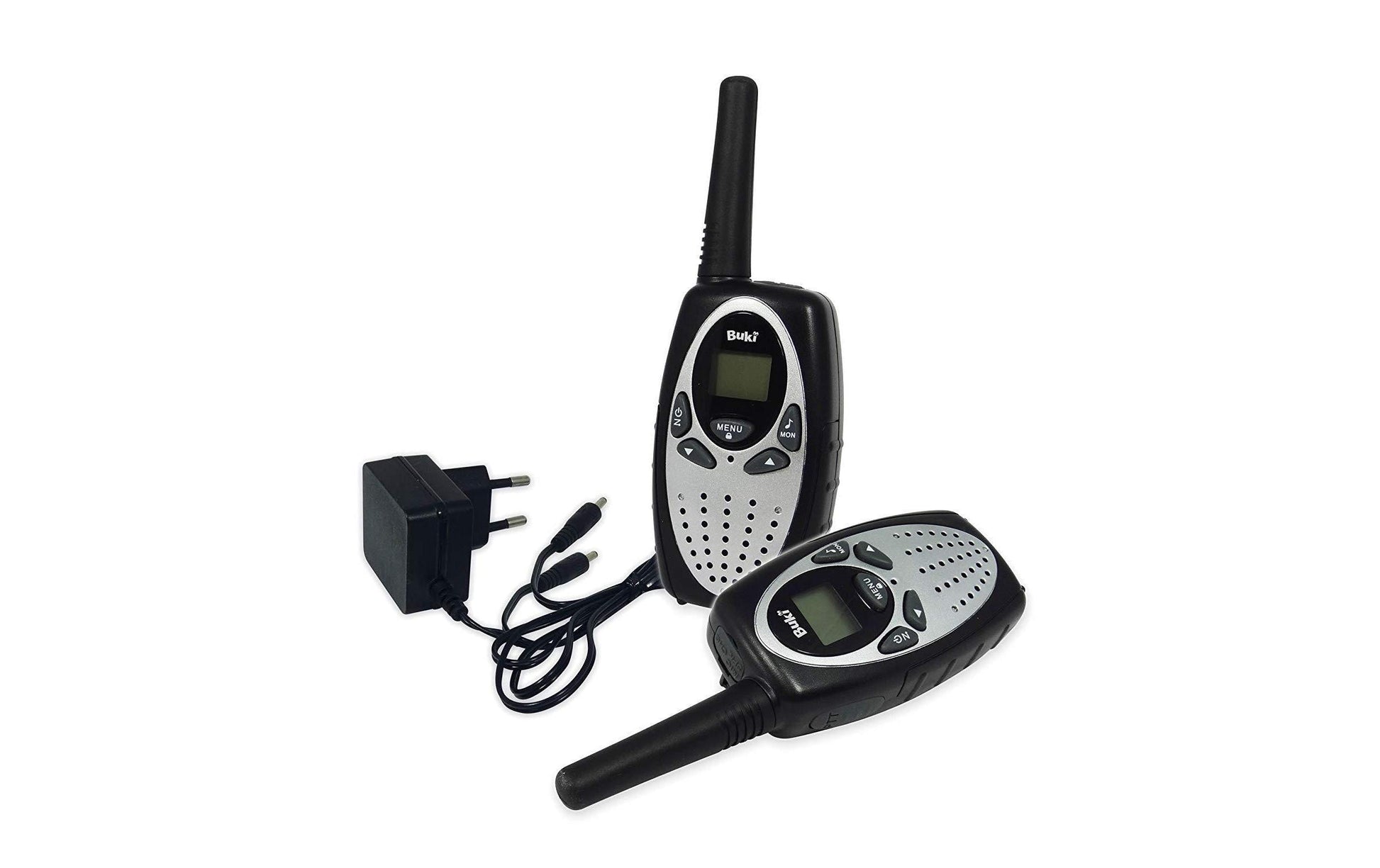 Buki Walkie-Talkie – 4 km Reichweite, 8 Kanäle – ab 8 Jahren – silber