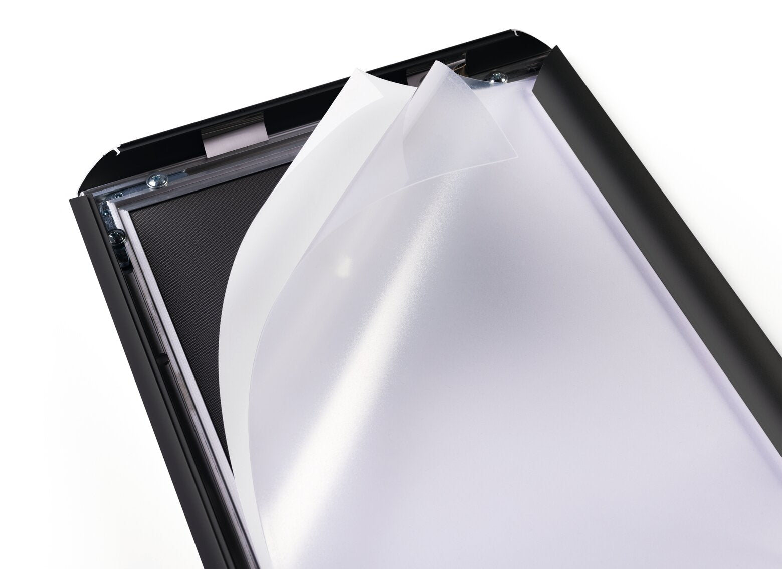 Durable Plakatrahmen – 240 × 329 mm, schwarz, Klapprahmen, für A4