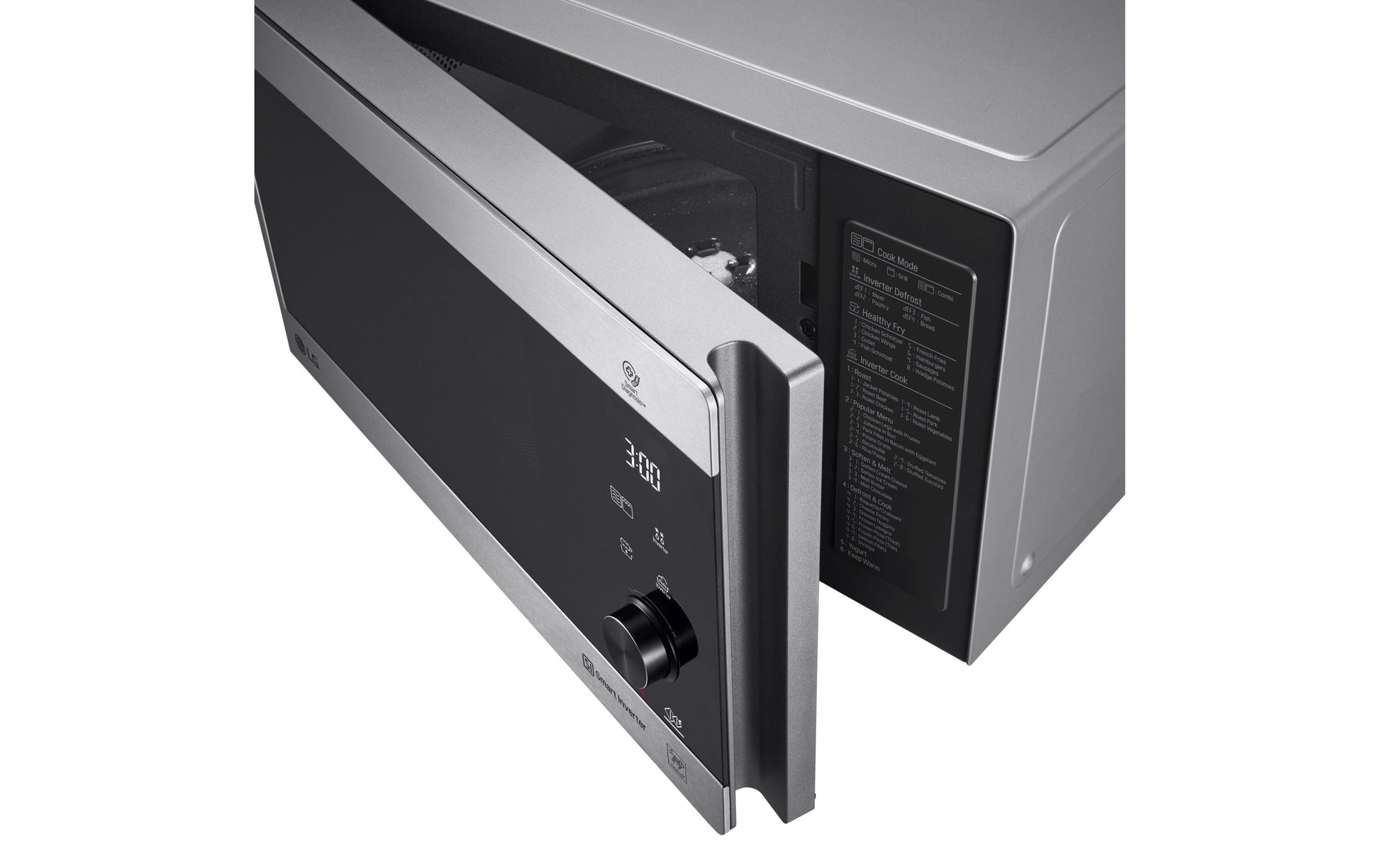 LG Kombi-Mikrowelle MH6565CPS – 25 l, Grill & Inverter, 1000 W – Edelstahl