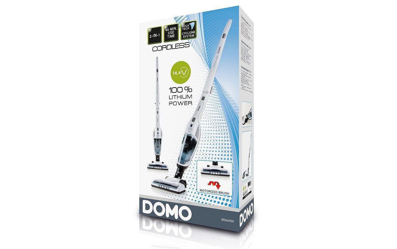 Domo Stielstaubsauger DO217SV – 90 W, 0,5 l, Akkubetrieb, 14,4 V