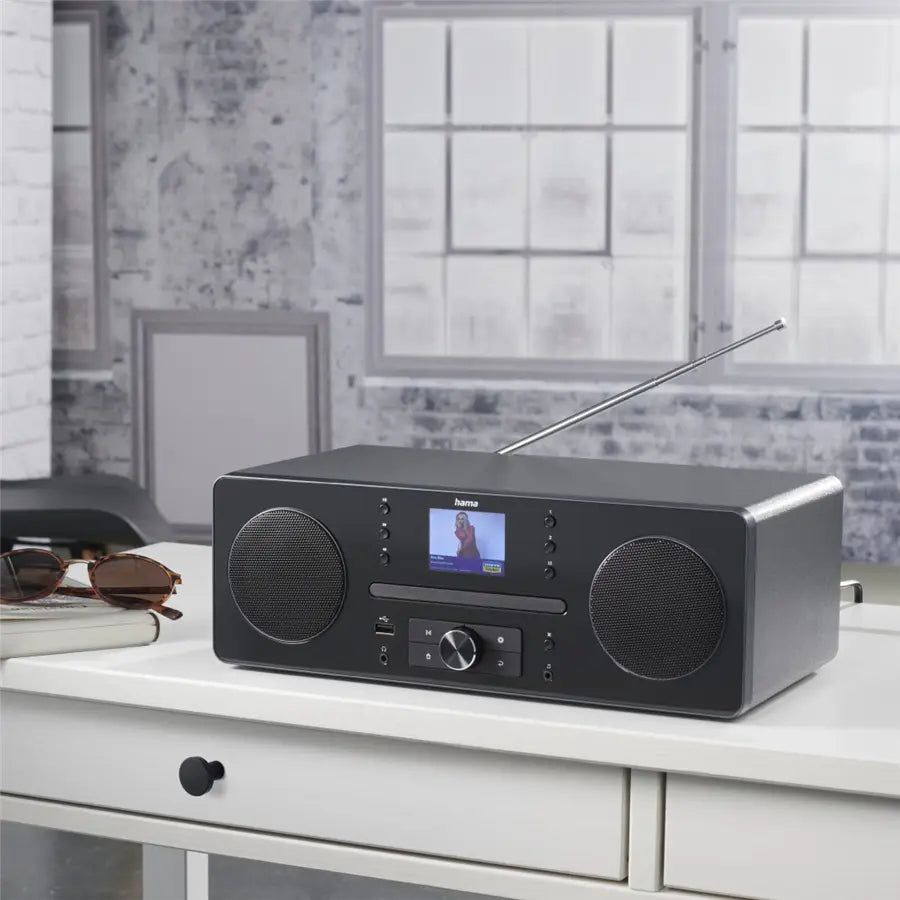 Hama DIR1570CBT – Internetradio, DAB+/UKW, CD, Bluetooth – Schwarz