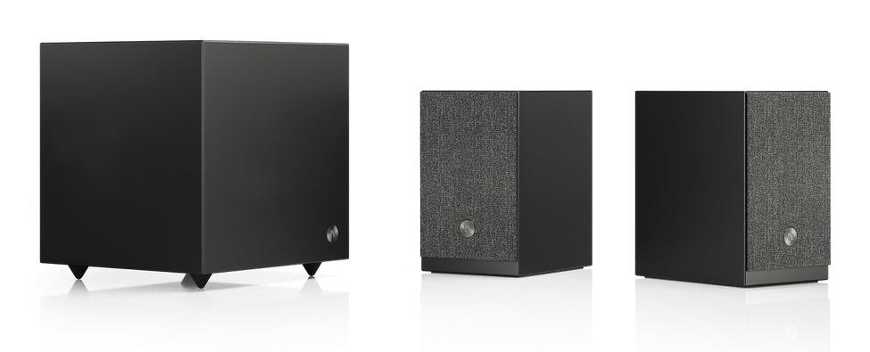 Audio Pro SW-5 – Subwoofer – für AV-Receiver mit Sub-Ausgang, Stereoanlagen und mehr, schwarz