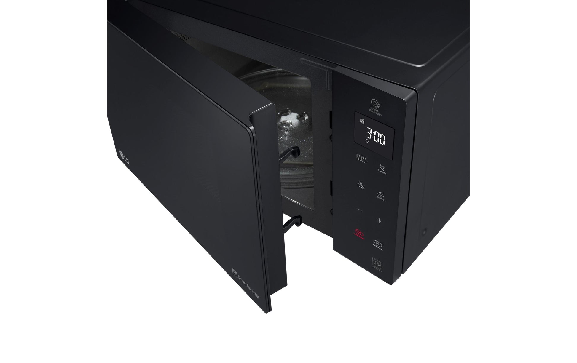 LG Kombi-Mikrowelle MH6535GIS – 25 l, Inverter & Grill, 1000 W – Schwarz