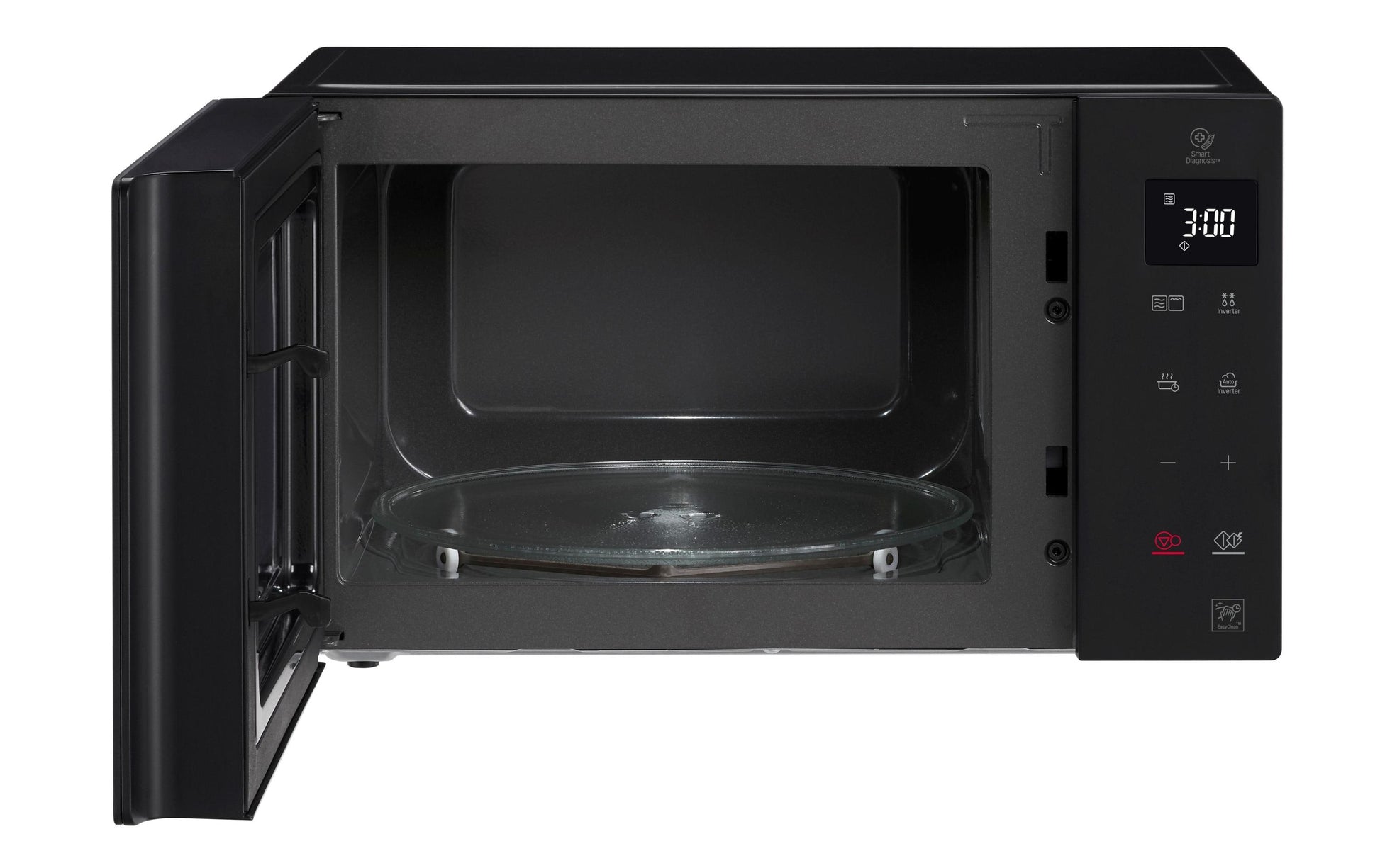 LG Kombi-Mikrowelle MH6535GIS – 25 l, Inverter & Grill, 1000 W – Schwarz