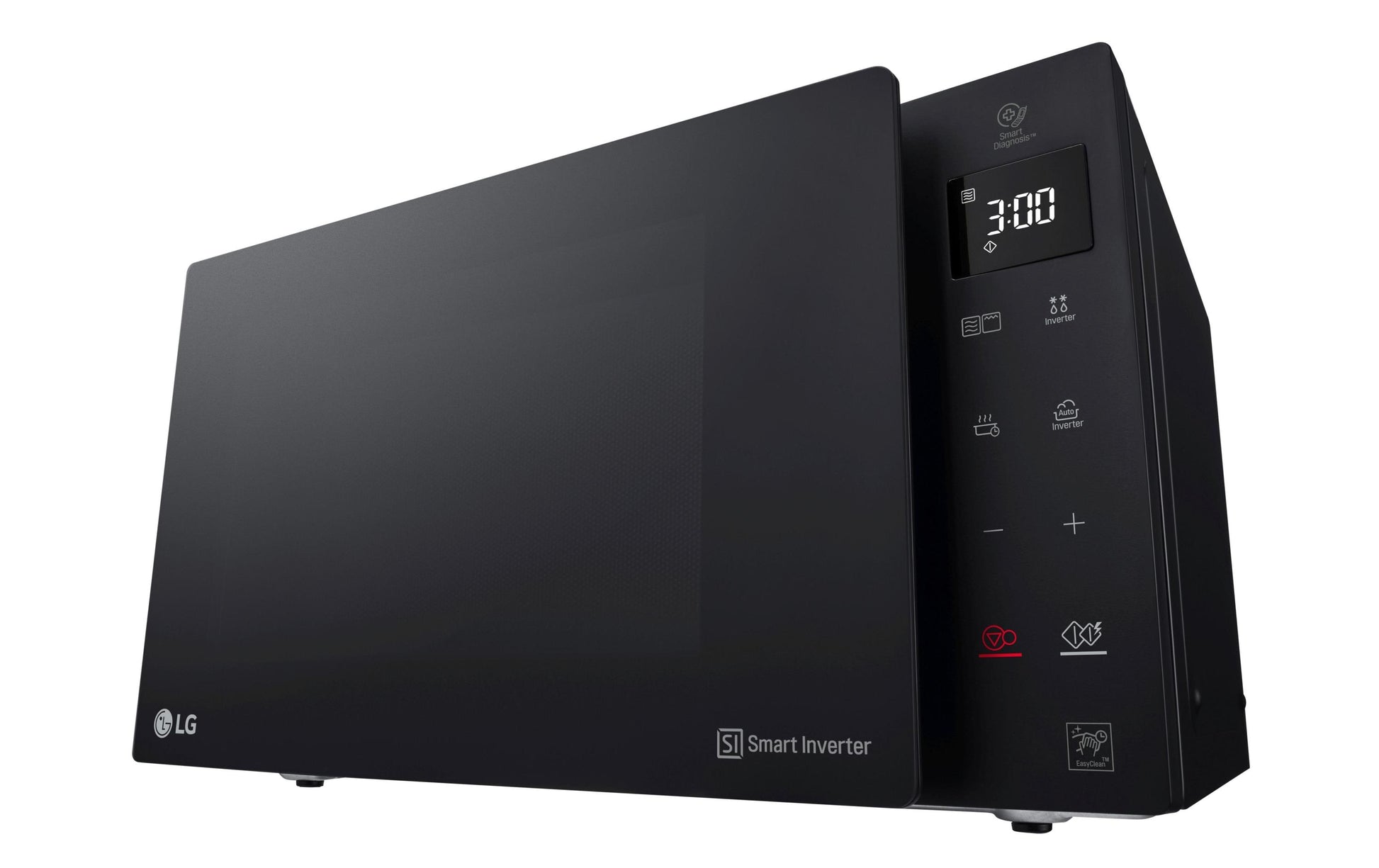 LG Kombi-Mikrowelle MH6535GIS – 25 l, Inverter & Grill, 1000 W – Schwarz