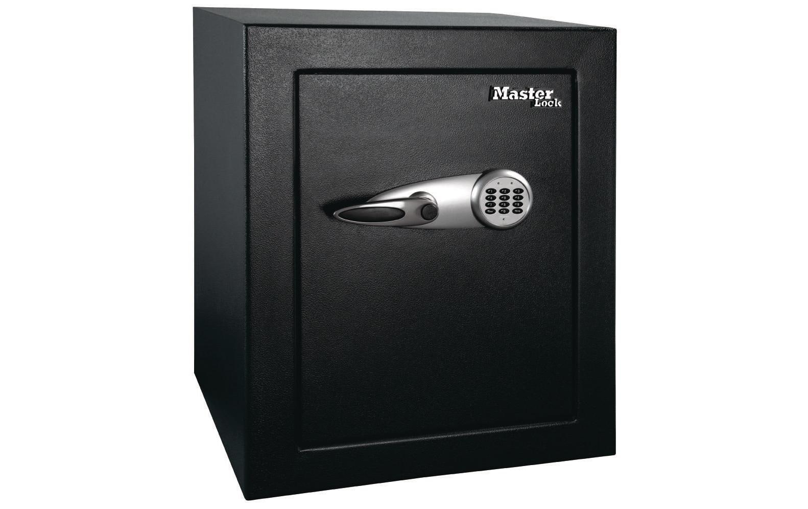 Master Lock Tresor T8-331 – Elektronik + Schlüssel – 119,9 l – Schwarz