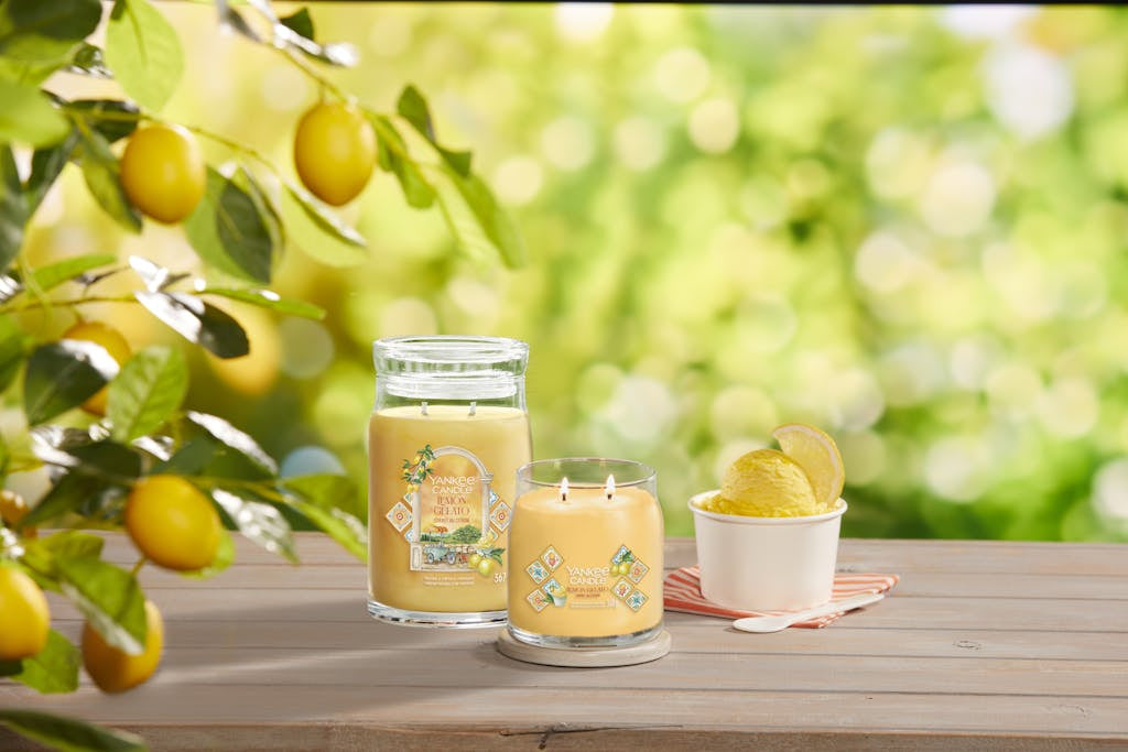 Yankee Candle Duftkerze – Lemon Gelato – Ø 9,4 × 11,4 cm – 35–50 h