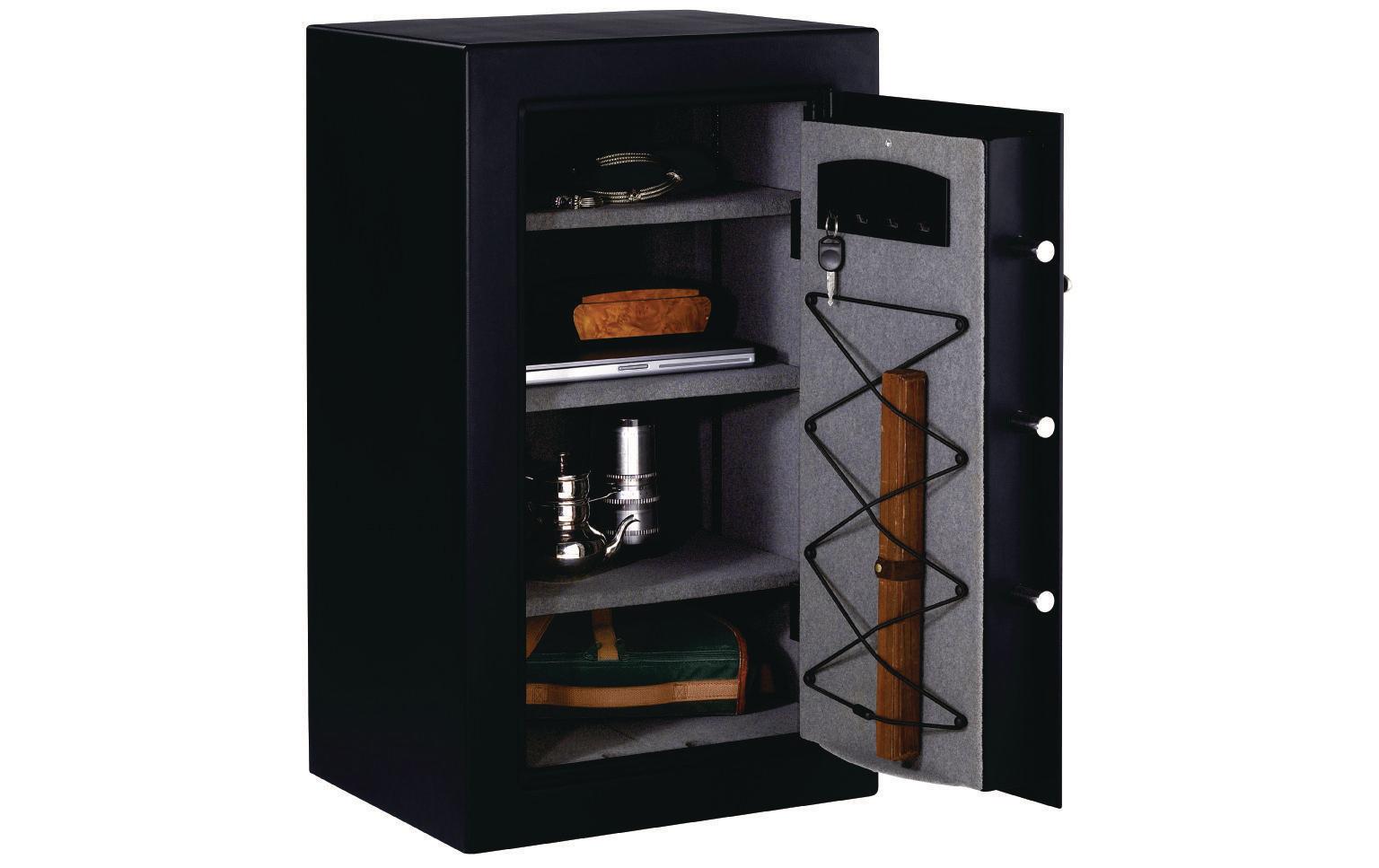 Master Lock Tresor T0-331 – Elektronik + Schlüssel – 169,7 l – Schwarz
