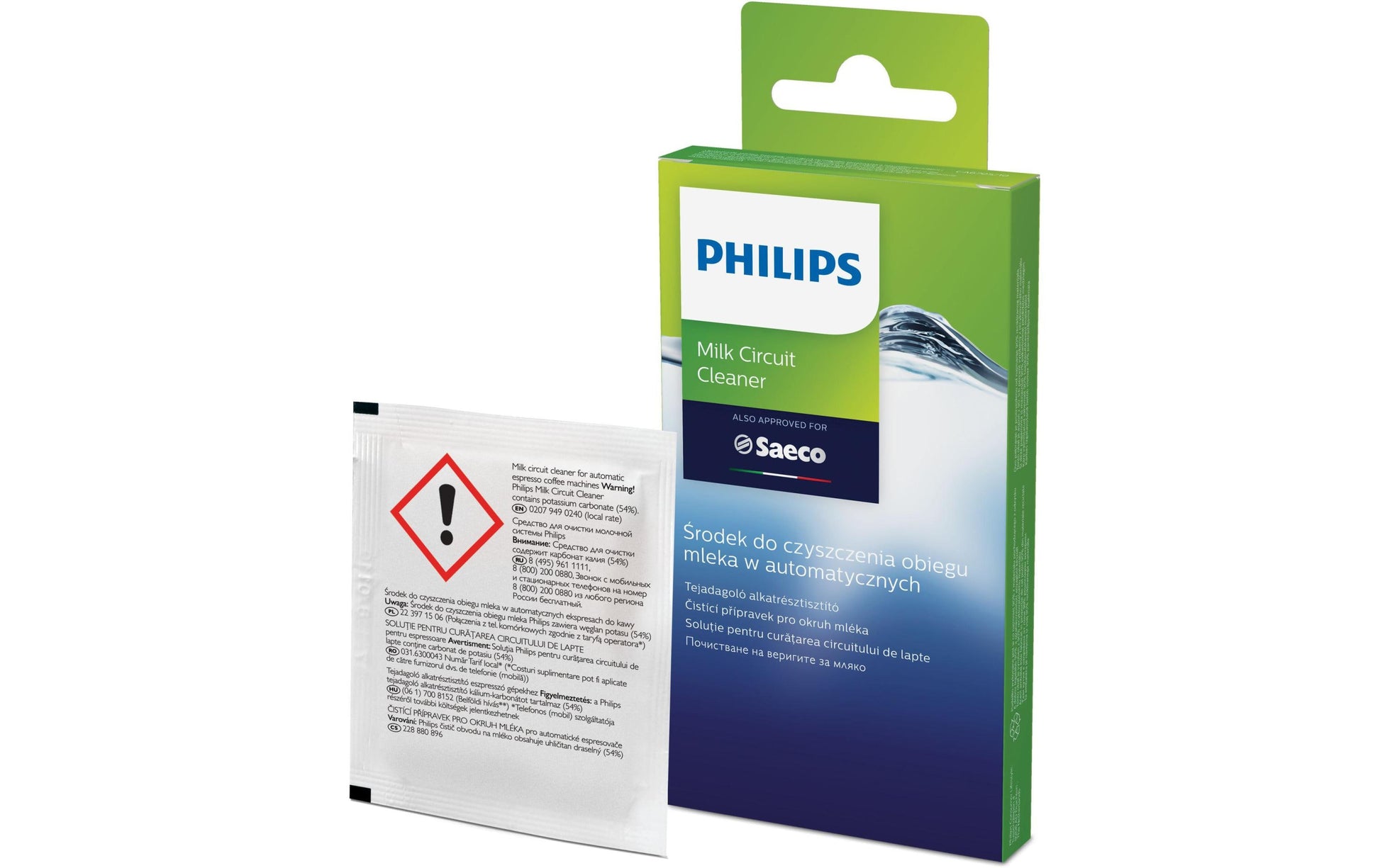 Philips Milchkreislaufreiniger CA6705/10 – für Kaffeemaschinen, z. B. 800/2200/4300 Serien, 6 Tabs