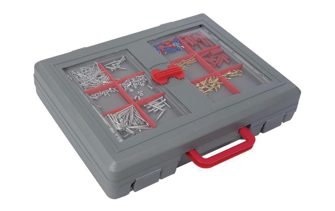 Toolland HSET555 – Reparatur-Toolkit – Grau, Kunststoff – 555er-Pack