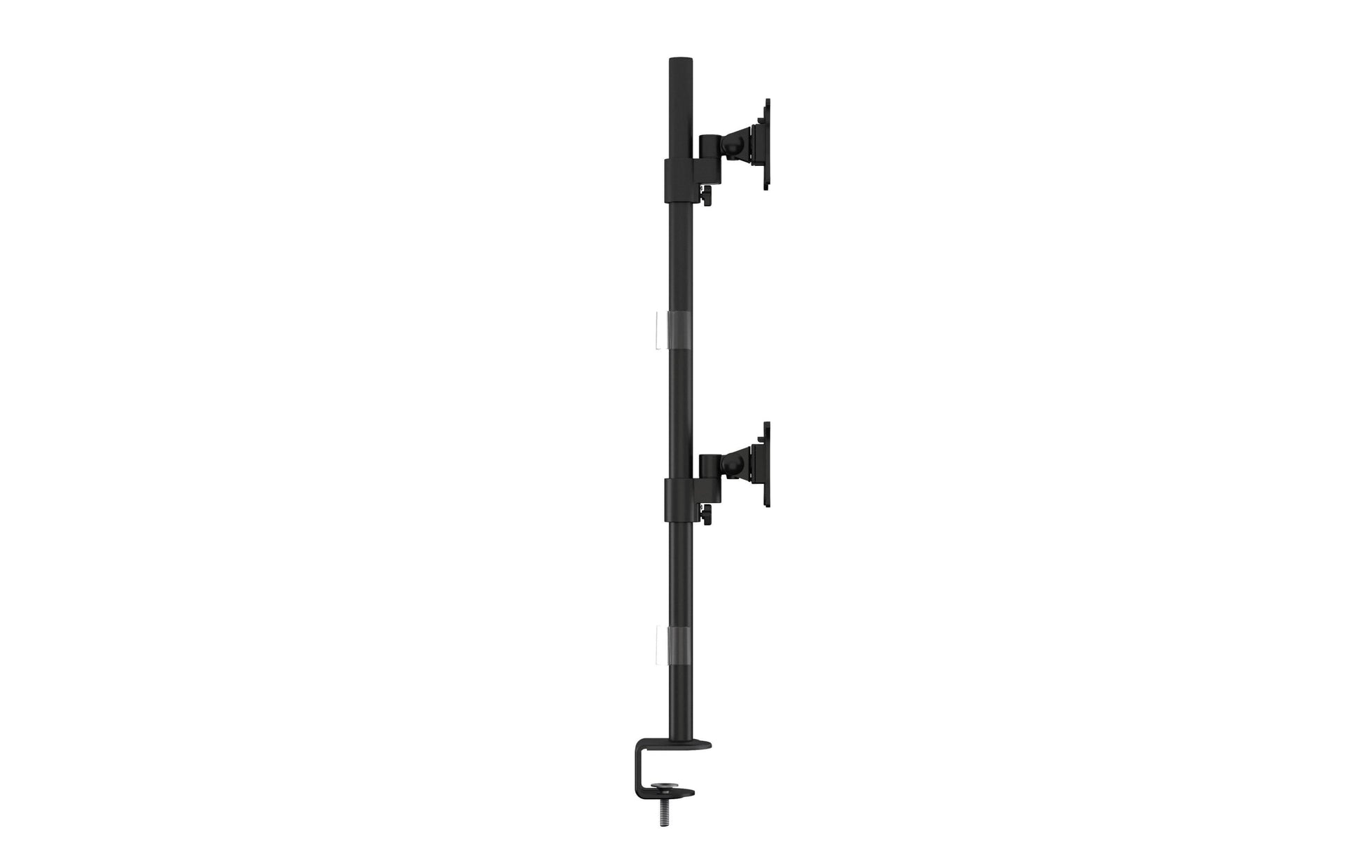 Multibrackets Monhalt Office 5877 – Monitorhalterung, Dual, bis 30", VESA 100 × 100 mm, 8 kg, drehbar, schwarz