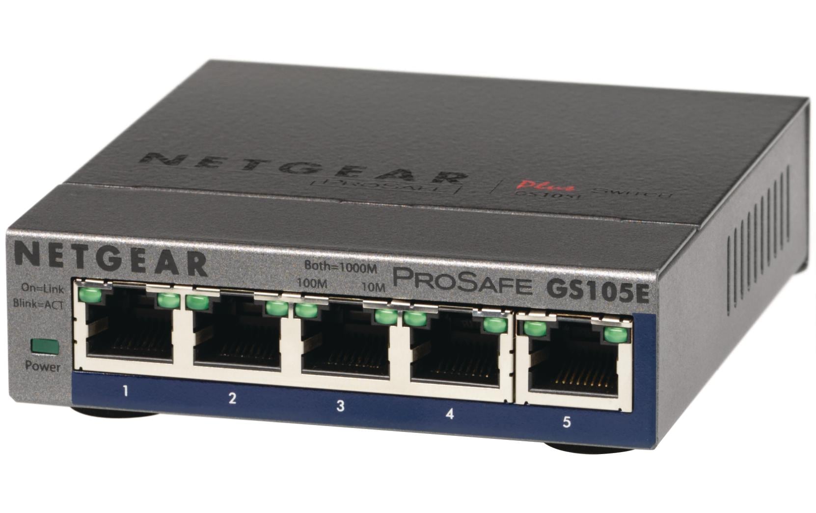 NETGEAR GS105E – Managed Switch – 5×GbE, L2/L3