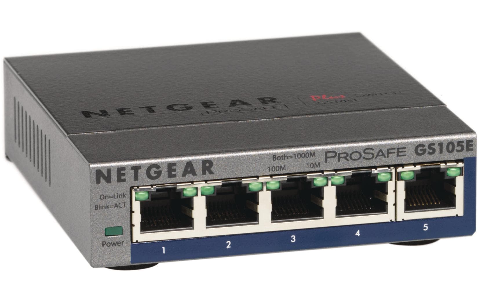 NETGEAR GS105E – Managed Switch – 5×GbE, L2/L3