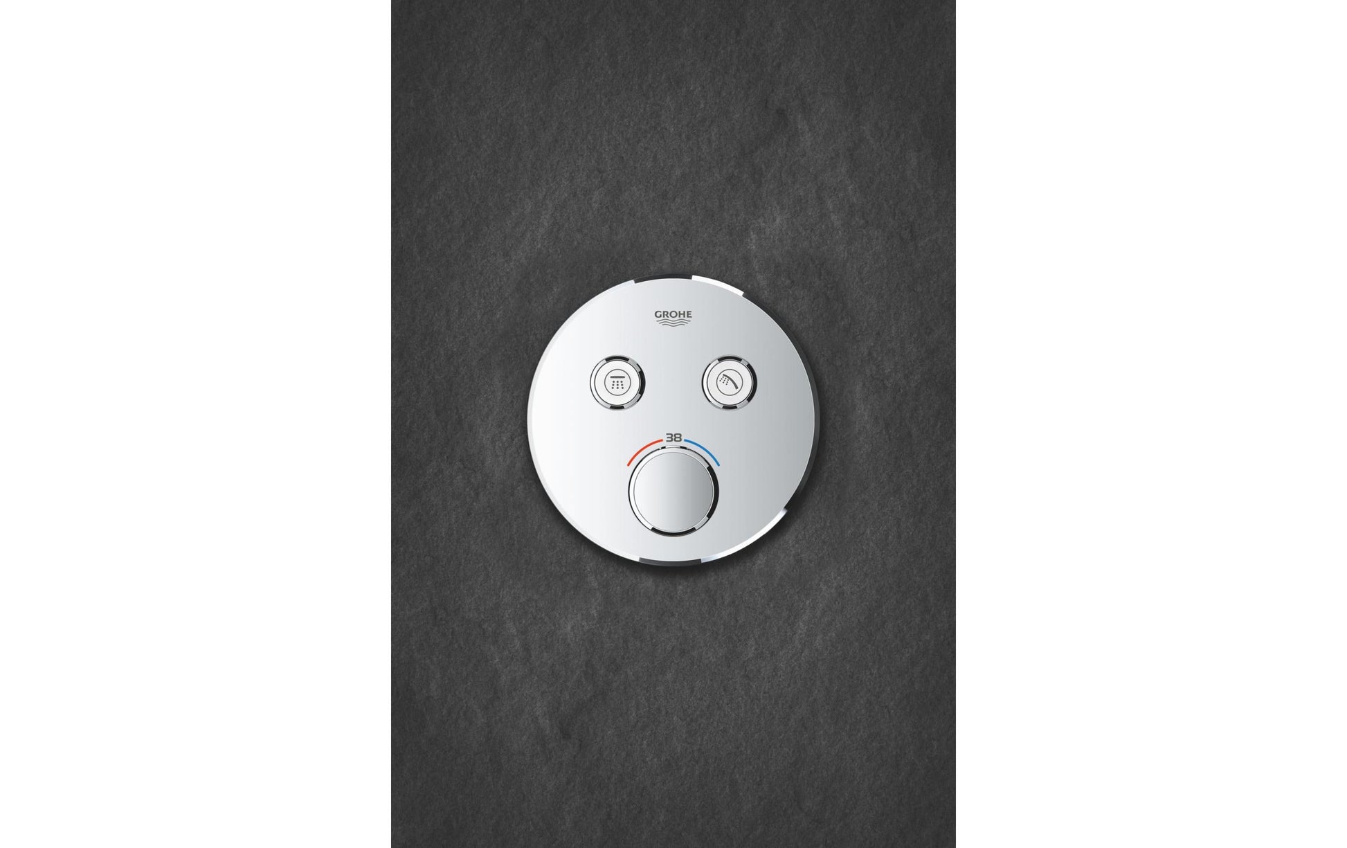 GROHE Grohtherm SmartControl Unterputz-Badebatterie – Messing, Wandmontiert, für Badewanne & Dusche, Chrom